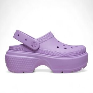 Crocs Stomp Clogs Womens 9 Lavender Purple Platform Slip On Shoe NEW without Tag